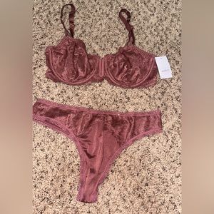 Auden bra and thong set